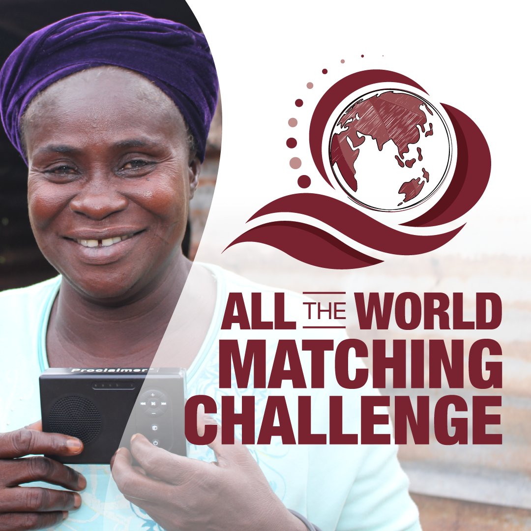 People like the Hausa of Nigeria, whose Christian population suffers severe persecution, need God's audible Word in their language—you can provide it to twice as many of them today through our #AllTheWorld Matching Challenge. Please, give them the Bible.
hubs.ly/H0qT9bp0