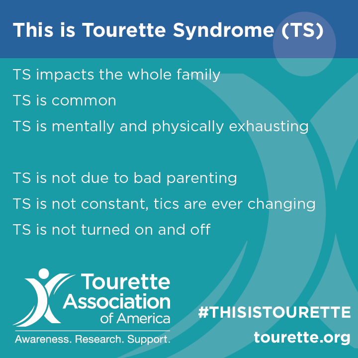 TouretteAssn's tweet photo. It is important to educate others about what #TouretteSyndrome is, and more importantly what it is not. What would you add to the list? 

#TouretteAwareness #Tourette #TouretteAwarenessMonth https://t.co/QVcEaJjePn