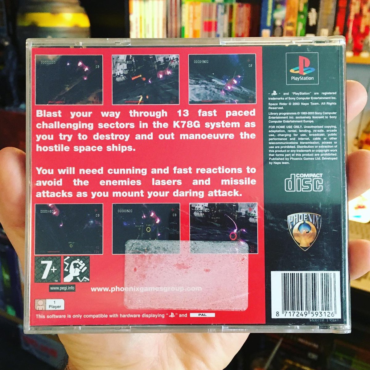UnboxingHands's tweet photo. Space Rider - Phoenix Games - PS1 Combat Flight Simulation Game - 2003
๐ช๐๐
#retrogaming #retrogames #retrogamer #gamer #gaming #playstation #psone #playstation1 #psonegames #playstationgames #spacerider #popculture #gameroom #phoenixgames #videogames #cdgames https://t.co/AJBp3xbCiI