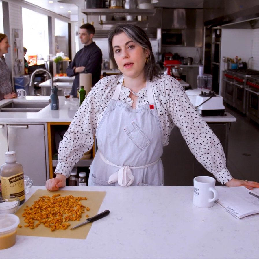 A little bit of LYH in the <a href="/bonappetit/">Bon Appétit</a> test kitchen with Claire—Peep the GPC diner mug. #GolfParkCoffee #BonAppetit