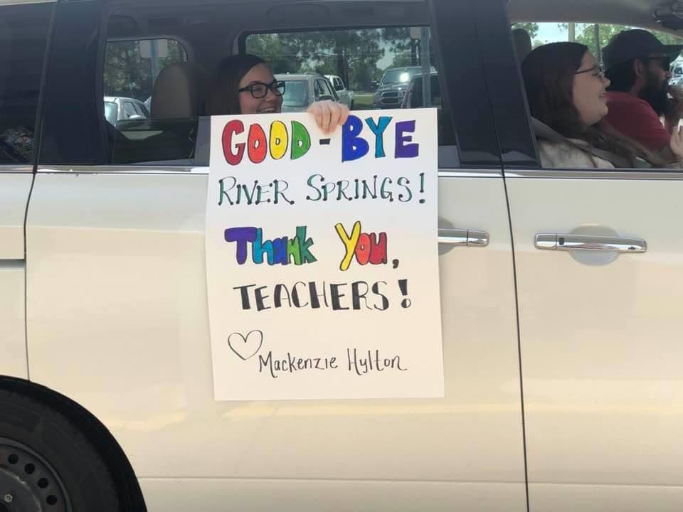 Our amazing gators <a href="/RSMSGATORS/">River Springs MS</a> celebrated their successful year with a drive-thru awards ceremony