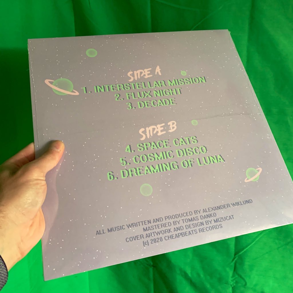 Not the best photos (ごめん) but here's a sneak peek of the <a href="/alexwiklund/">Wiklund</a> record!

Coming Saturday!!

#chiptune #vinyl #record