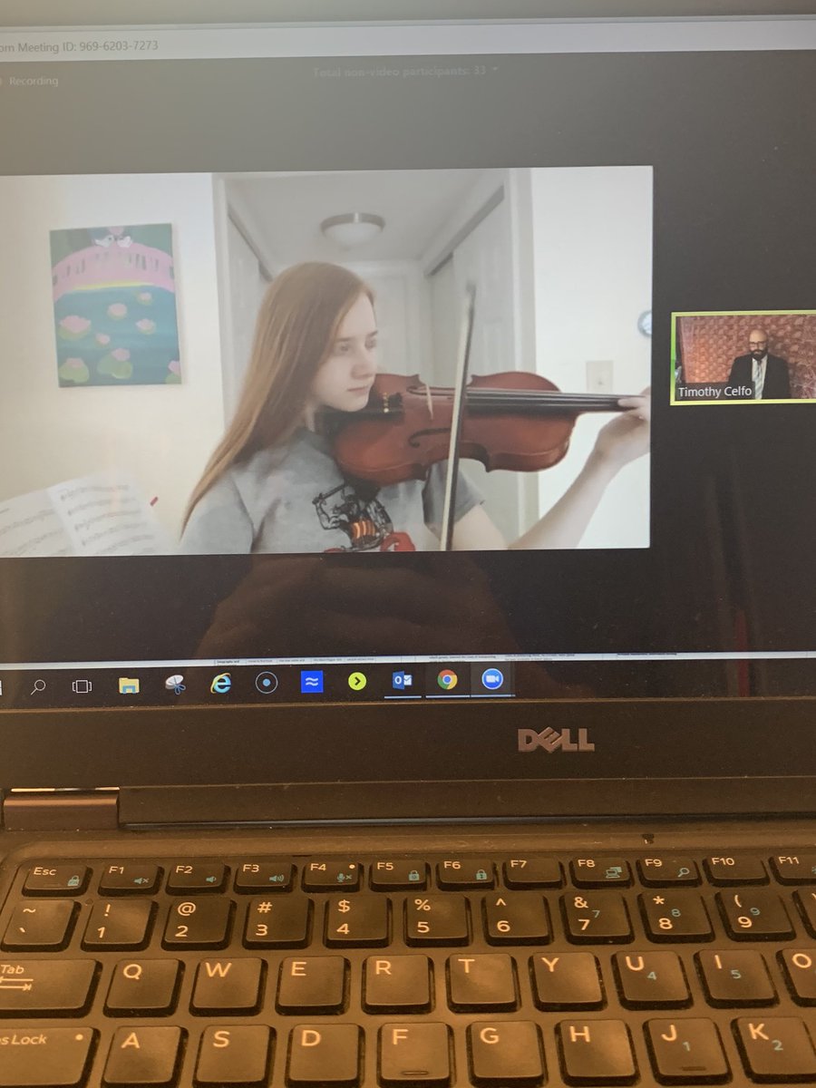 Nothing will stop these student musicians from performing - not even a global quarantine!  <a href="/FugettMS/">Fugett Middle School</a> &amp; <a href="/EastStrings/">EastHSStringOrchestra</a> students performed tonight via @zoom_us #wcasd