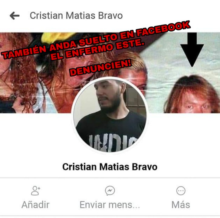 Si sos MUJER y tenés INSTAGRAM📷  tene mucho Cuidado!

Este PEDOFlLO usa estas cuentas para robar fotos📷 de mujeres vaya a saberse para que. ¡Algo GRAVE!

También roba fotos de rock con frases que publicamos varios por acá, pero eso es sólo un detalle.

DENUNCIEN SUS CUENTAS 👇🏽