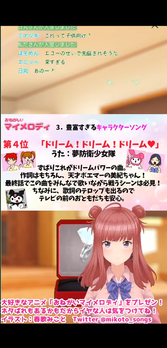 ヌマンチーニ ぬまっち キャラソンランキングその 春歌みこと おねがいマイメロディ マイメロ クロミ アニメ みんな見て ヌマンチーニ ぬまっち キャラソンランキングその 春歌みこと おねがいマイメロディ マイメロ クロミ アニメ みんな見て