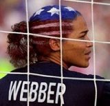 saskia webber: became the first female athlete inducted into the rutgers athletic hall of fame in 1998 and played on the uswnt as a goalkeeper from 1992 to 1999