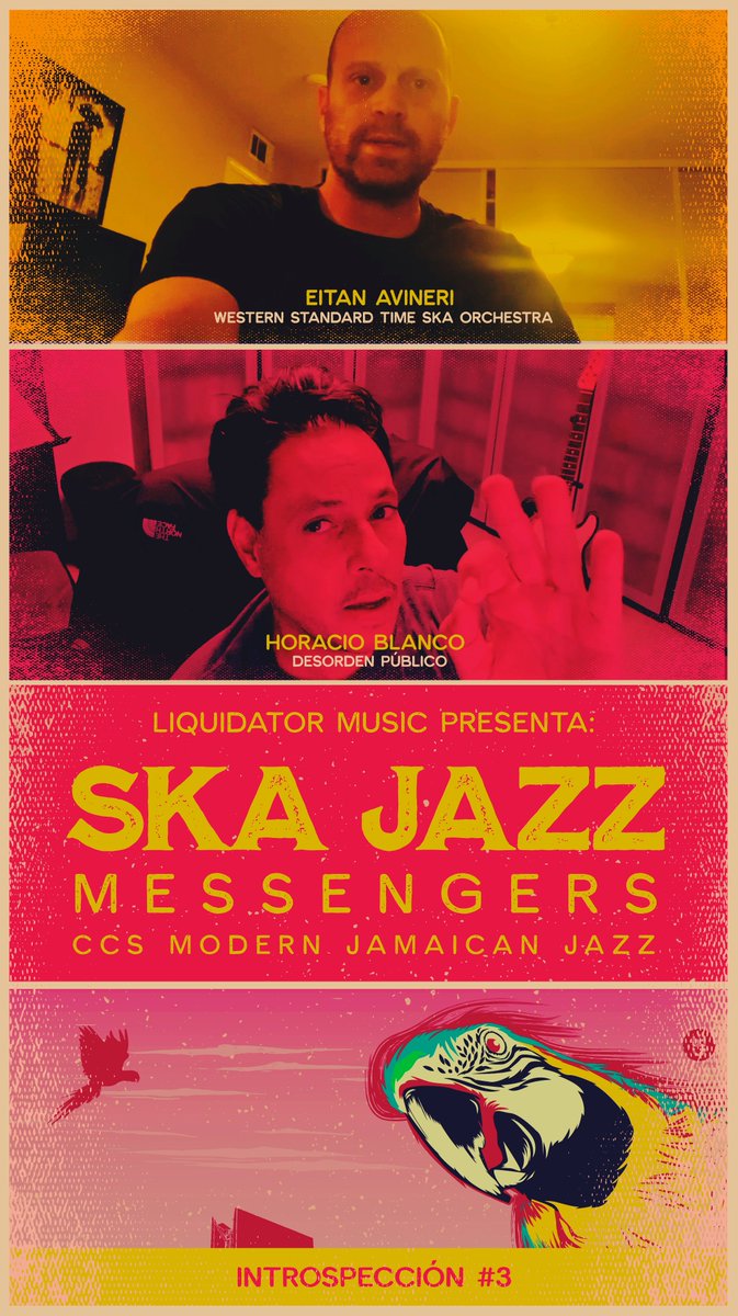 rafffrias's tweet photo. I N T R O S P E C C I Ó N #3 🌇
#Teaser en hilo 👇
@horaciodesorden y Eitan Avinari de @WSTSKA
en 'introspección' respecto a nuestro primer disco. #Ska #SkaJazz #DesordenPúblico #WesternStandardTime #JamaicanMusic #1stAlbum #スカ #レゲエ #ロックステディ https://t.co/9RxABGuKRA