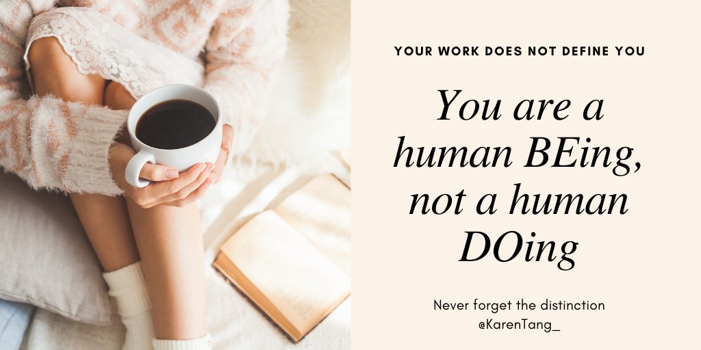Gentle reminder: #AcademicTwitter, Your work does not define you. This is my fav quote to remind others. You are LOVED for WHO you are, not what you do/accomplish 💛 So please, rmb you are human. You are NOT a productivity machine.
#Mentalhealth #AcademicChatter #phdchat