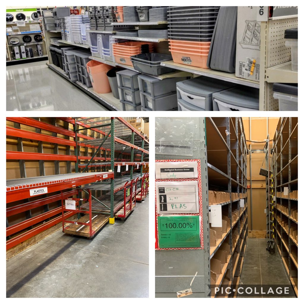 At #T1278, we are bring #JOY to our guests in plastics! The team has done an exceptional job clearing the backroom and flexing on the floor. <a href="/heit_tim/">Tim Heit</a> <a href="/afadnesstarget/">Amanda</a> <a href="/RicaDevas/">Erica DeVasier</a> @target
