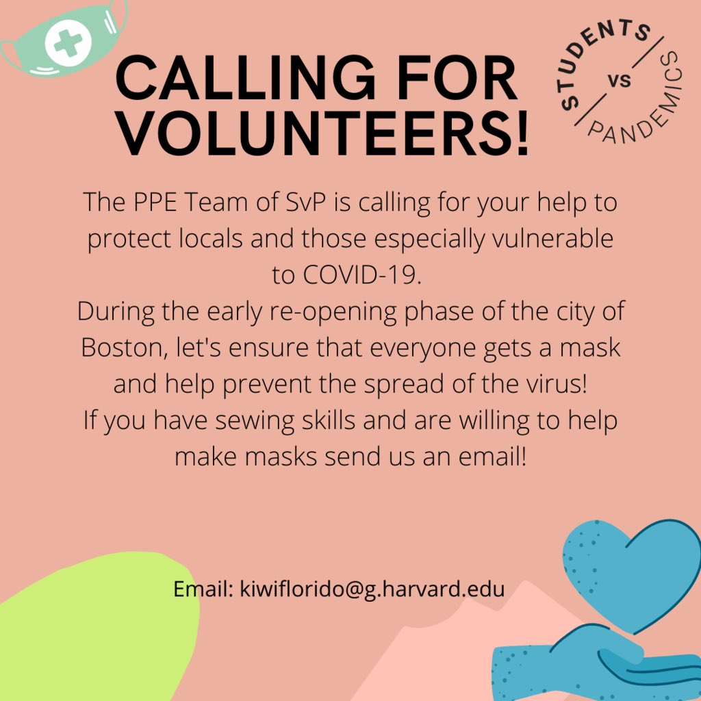 StdntvsPandemic's tweet photo. Help us: volunteer to secure masks for those most vulnerable to #COVID19. See below 👇🏽 #StudentsVsPandemics https://t.co/HJr298nzS2
