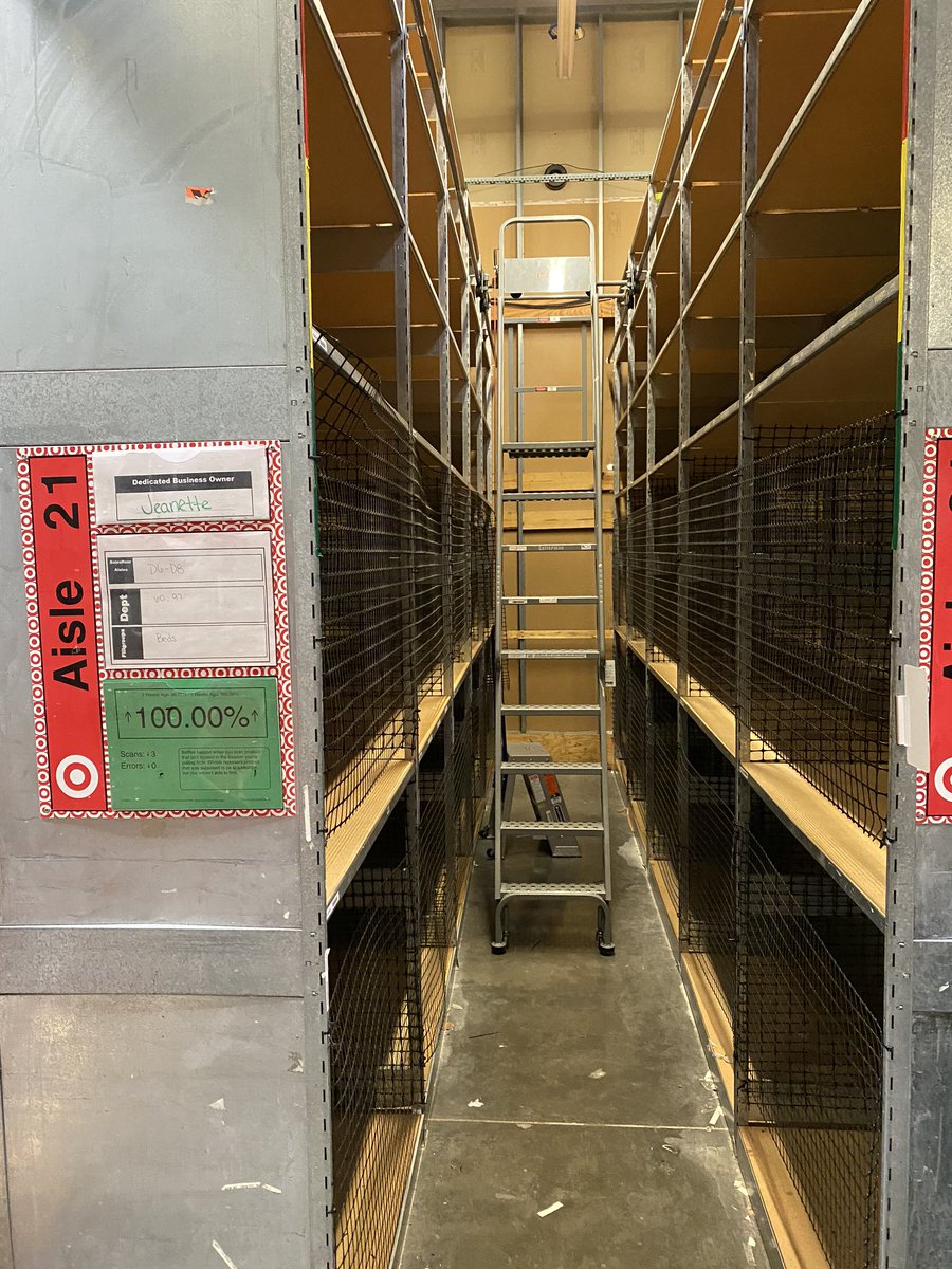 DBO Jeanette is back at it again, clearing the backroom pillow aisle and setting it up to match the sales floor!!! This #team is ready for the domestics transition! <a href="/heit_tim/">Tim Heit</a> <a href="/afadnesstarget/">Amanda</a> <a href="/RicaDevas/">Erica DeVasier</a> #T1278 #D117 #G194