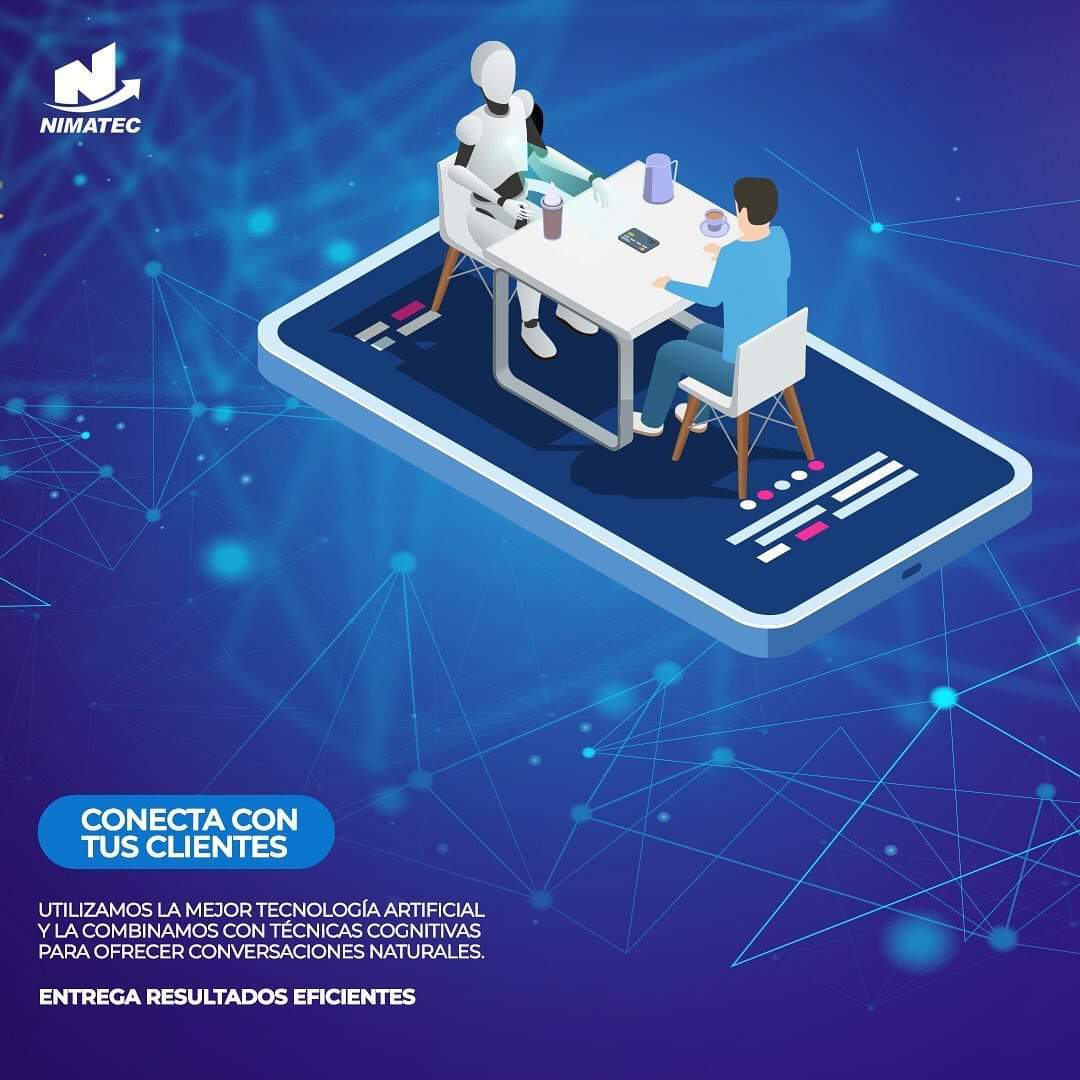 _nimatec's tweet photo. Con un #ChatCenter puedes descongestionar tu call center y obtener mayores conversaciones simultáneas con tus clientes, la capacidad aumenta al menos X3. 
La mensajería, es la nueva forma de hacer negocios
https://t.co/CdpUTDcTmh
#chile #ia #nimatec #empresas #santiago #venta https://t.co/PNB0omsdAK