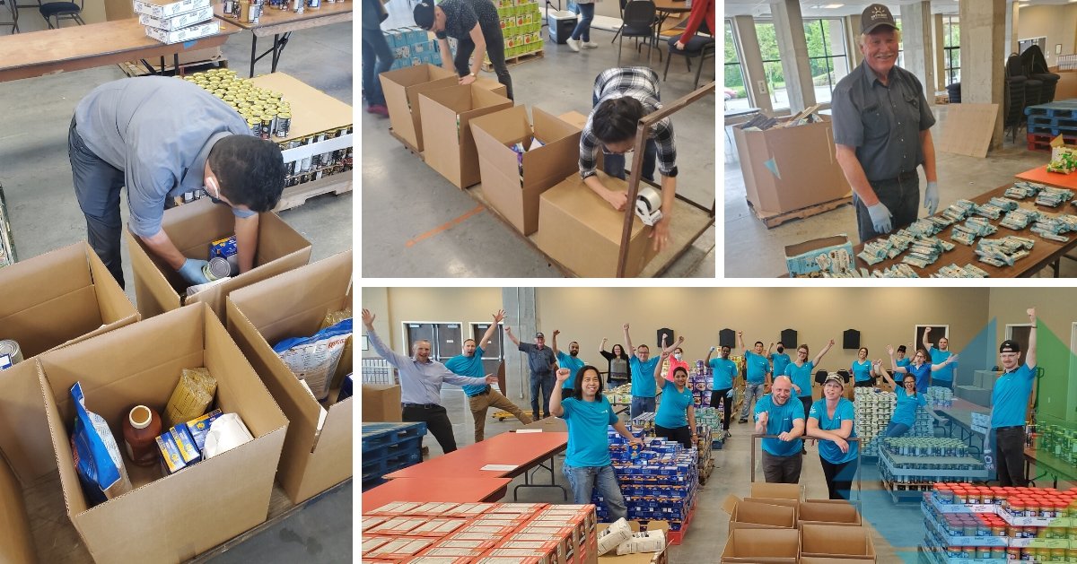 VitalusDairy's tweet photo. Yesterday we were able to pack 500 food boxes for @Archwayca's Starfish Pack Program which provides nutritious food for kids in Abbotsford. It was great to work as a team to build an efficient process of packing the boxes and help our community.
#improvinglives
#care https://t.co/65zKL6PI9w