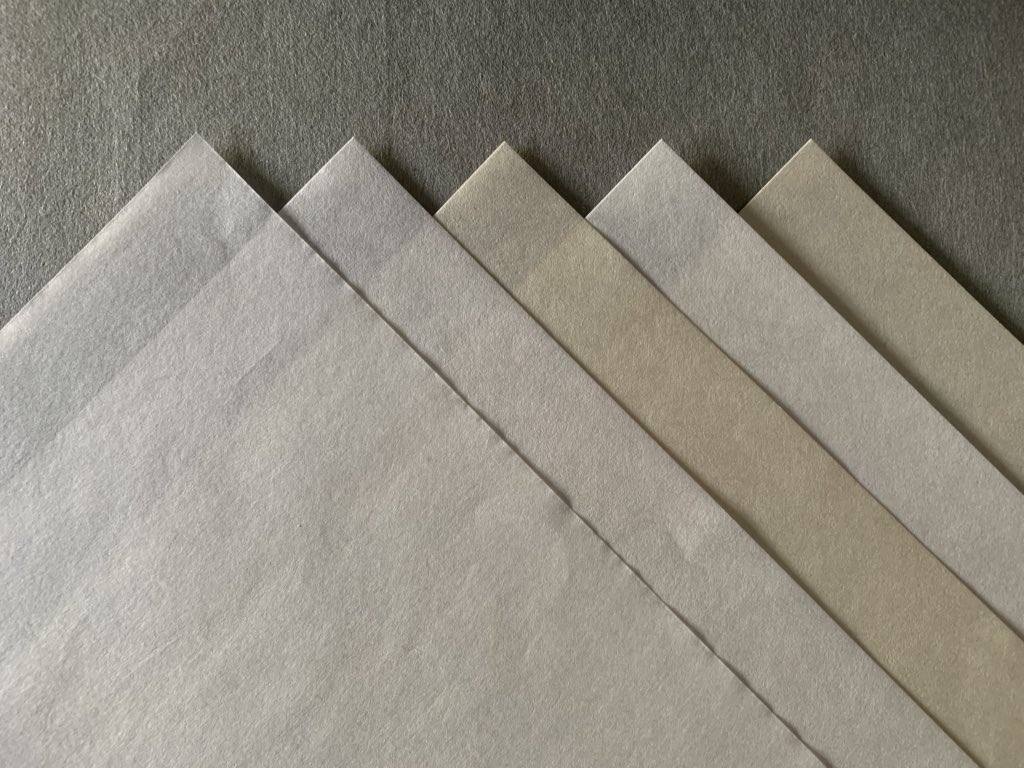 WashiArts's tweet photo. This range of affordable Japanese papers is great for #printmaking #bookarts #letterpress #calligraphy #pastepaper #marbling #monoprints and runs well through inkjet and laser printers #japanesepaper three weights / two tones (white and ivory) available in sheets and rolls https://t.co/KzASHznjko