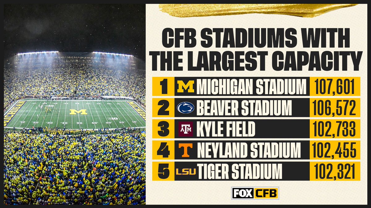 There's a reason they call it The Big House 🏟🙌