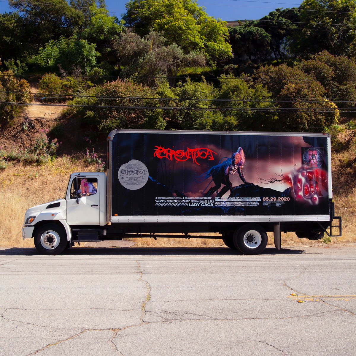 ladygaga's tweet image. Delivering #Chromatica myself to every retailer around the world… in Chromatica time and distance do not exist 🤪 smarturl.it/Chromatica