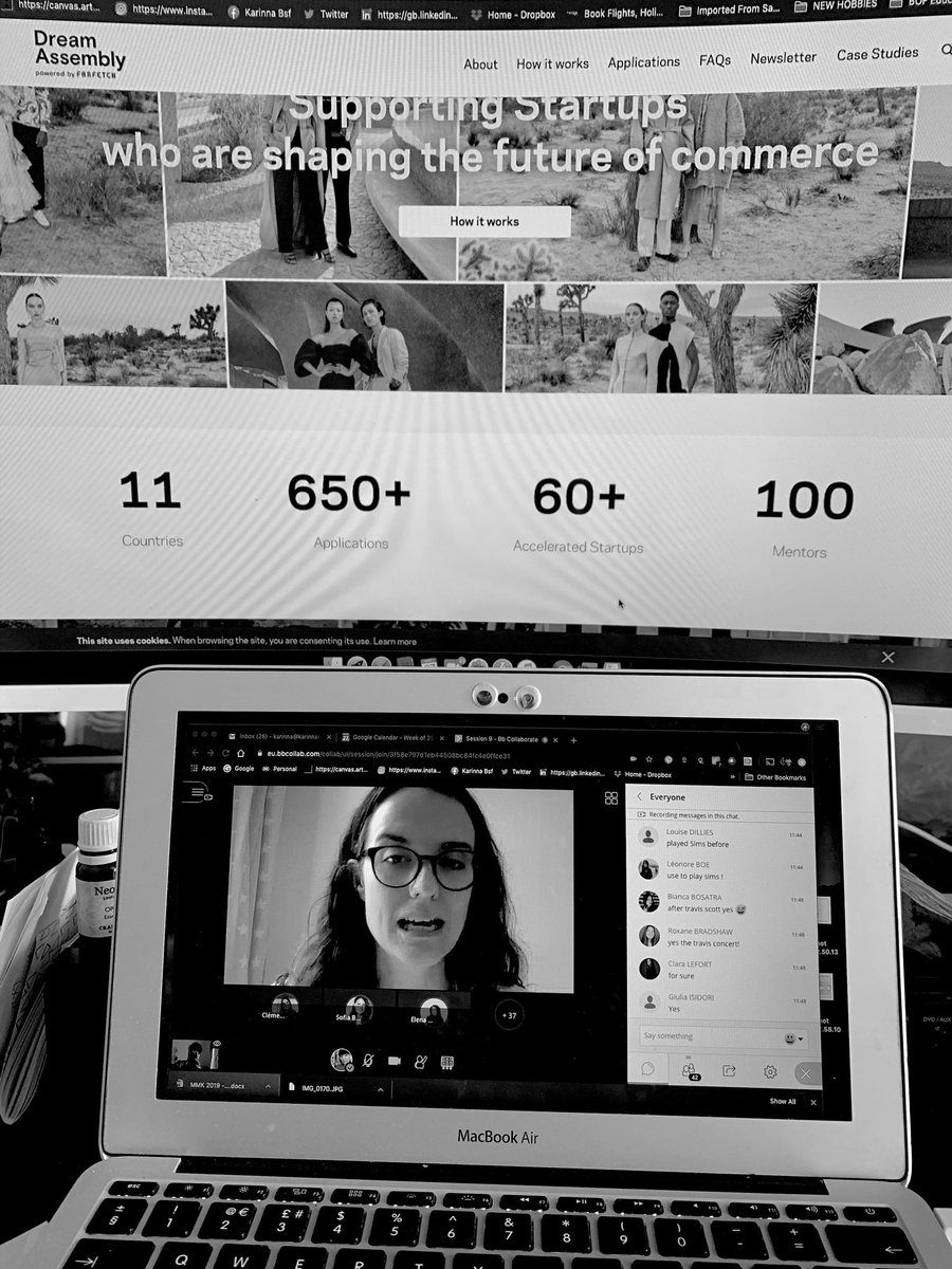 Huge thank you <a href="/carolwh1/">CAROL 💥🤟☀️</a> for joining my <a href="/ESCP_bs/">ESCP Business School</a> class today to talk about <a href="/DreamAssemblyFf/">Dream Assembly by Farfetch</a> and emerging technology predictions for the fashion sector ⚡️