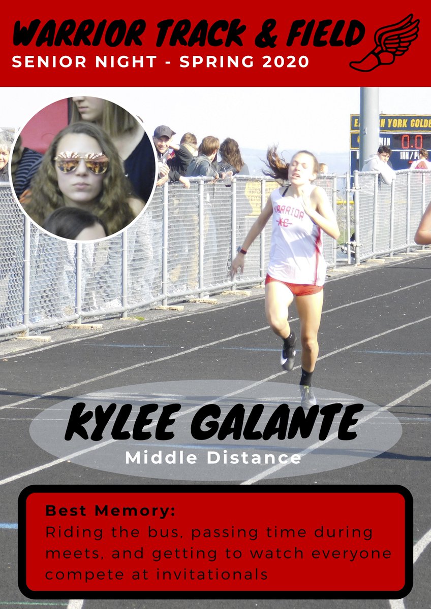 CalcNerd's tweet photo. Congratulations to #warriortrackandfield senior Kylee Galante!!! https://t.co/Krm7ztAB1f