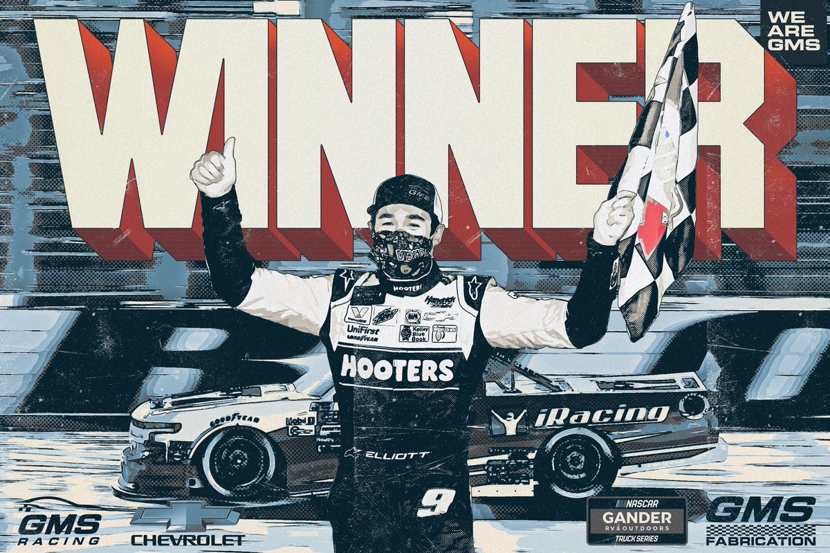 GMSRacingLLC's tweet image. It wasn’t a dream. #WeAreGMS #NASCAR