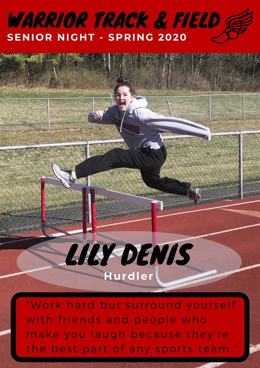 CalcNerd's tweet photo. Congratulations to #warriortrackandfield senior Lily Denis!!! https://t.co/Qy0SYYvcEG