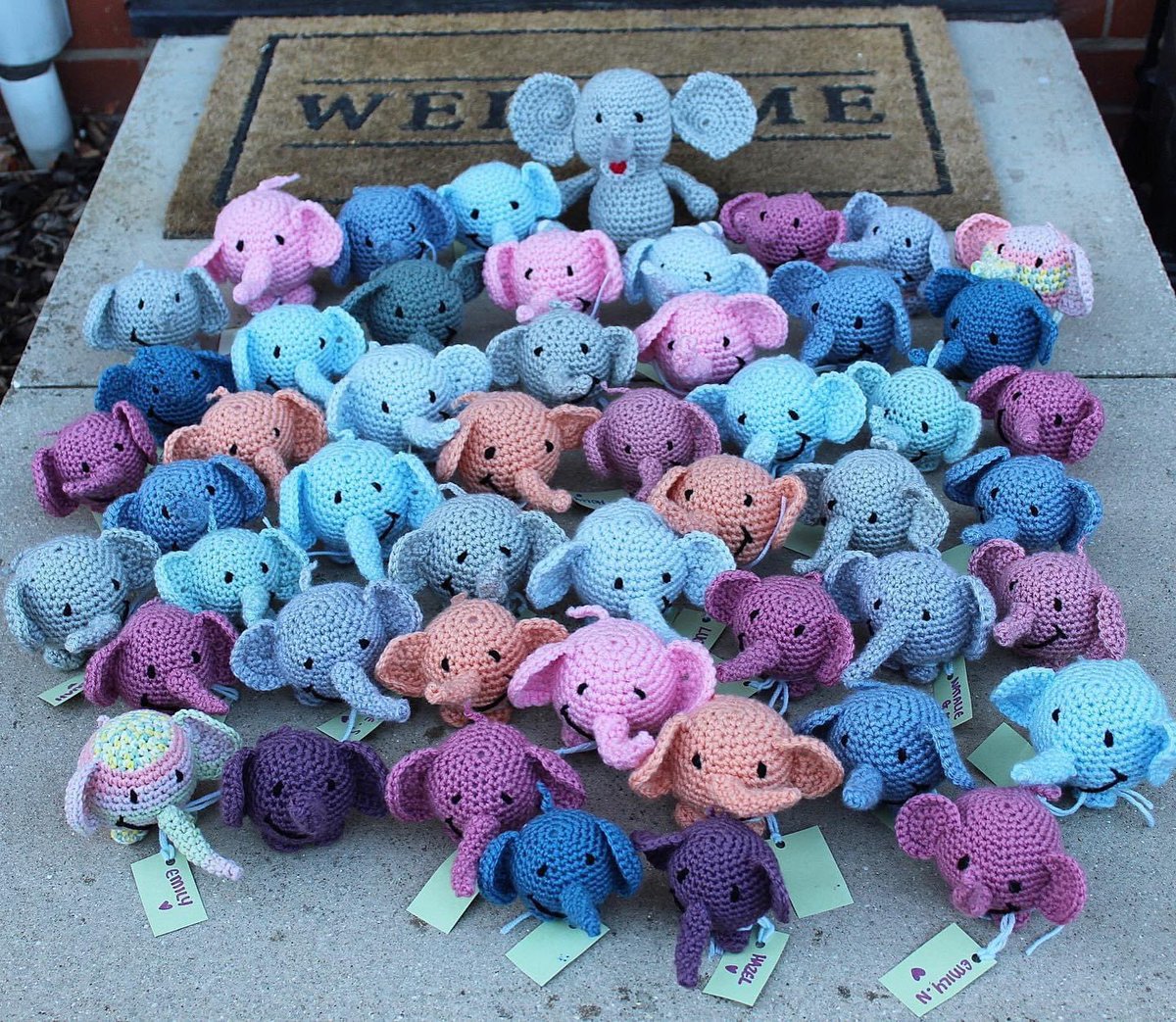 We want to say a big thank you to Charlotte and Charlotte from our Information Team who are crocheting elephants to raise money for us. 

So far, they have crocheted almost 100 elephants raising nearly £900!

Thank you so much for your efforts💙 #BreakTheStigma