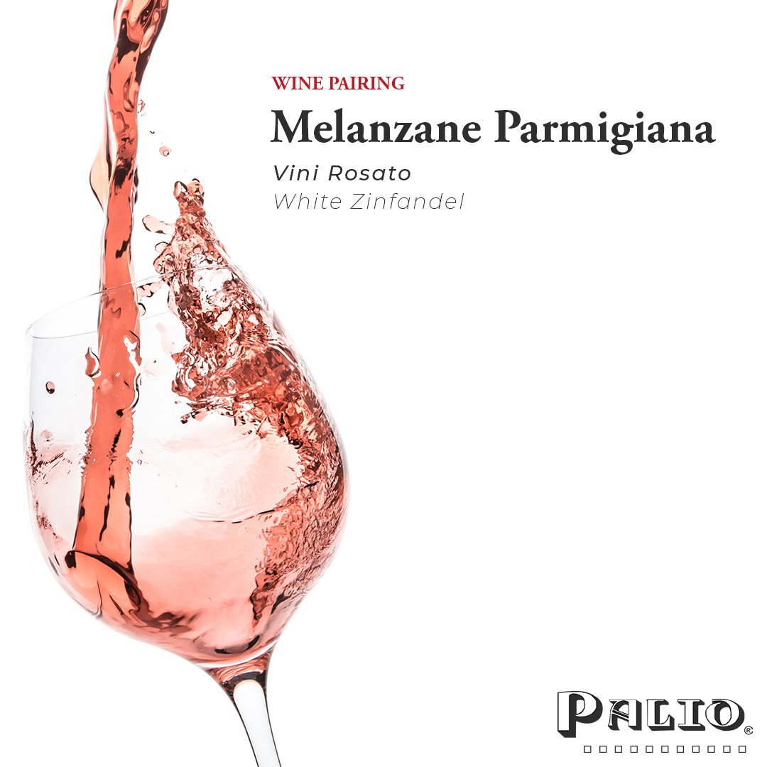 Trying your hand at making Eggplant Parm for dinner? Pair it with your favorite rose wine! 🍷