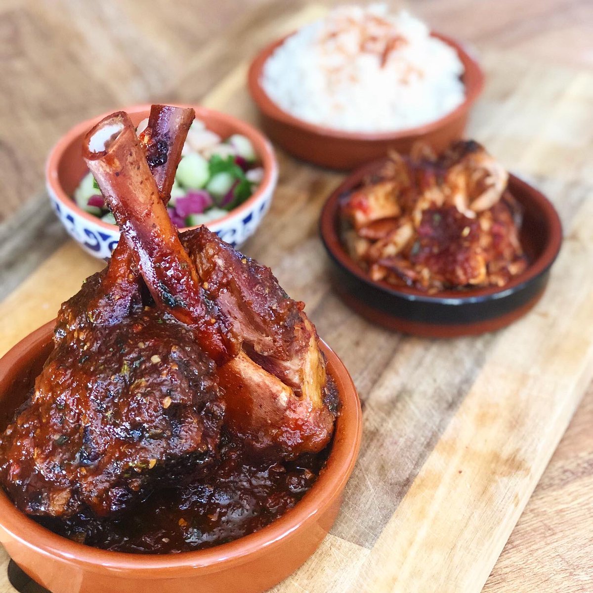 Lams shanks as a summer staple?.. I wasn’t sure pineapple and mint would work with lamb..heck yeah it does.. this cheeky marinade works sooo well with any meat or veggies for a summer BBQ if you don’t fancy the slow cook for shanks... recipe now upon DB FB facebook.com/Devinebettys/