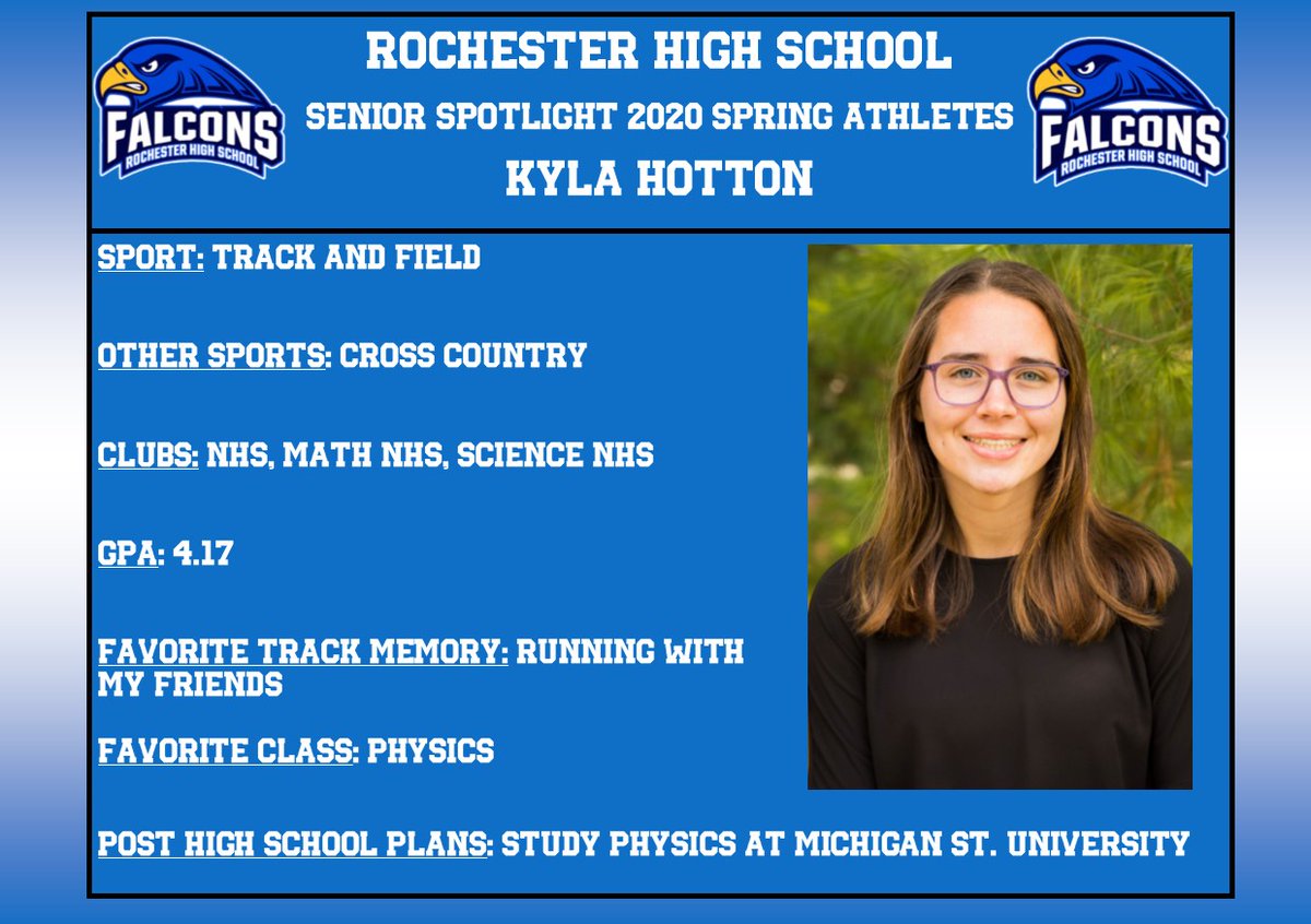 Rochester Falcons Athletic Department tweet media