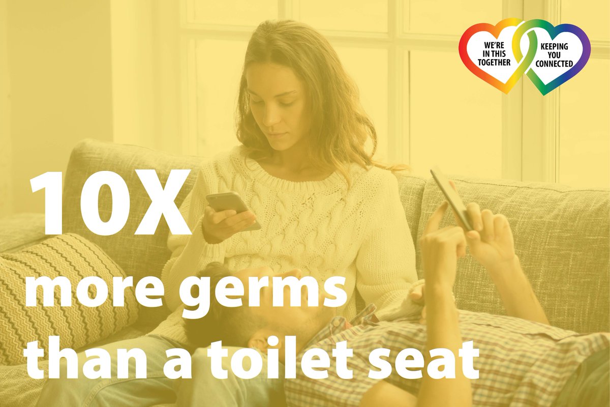 Did you know your cell phone has 10x more germs than a toilet seat? So, while you’re washing your hands consider washing your phone and tablet too. Here is a link to a handy article on some ways to go about disinfecting your cell phone.

huffpost.com/entry/best-way…