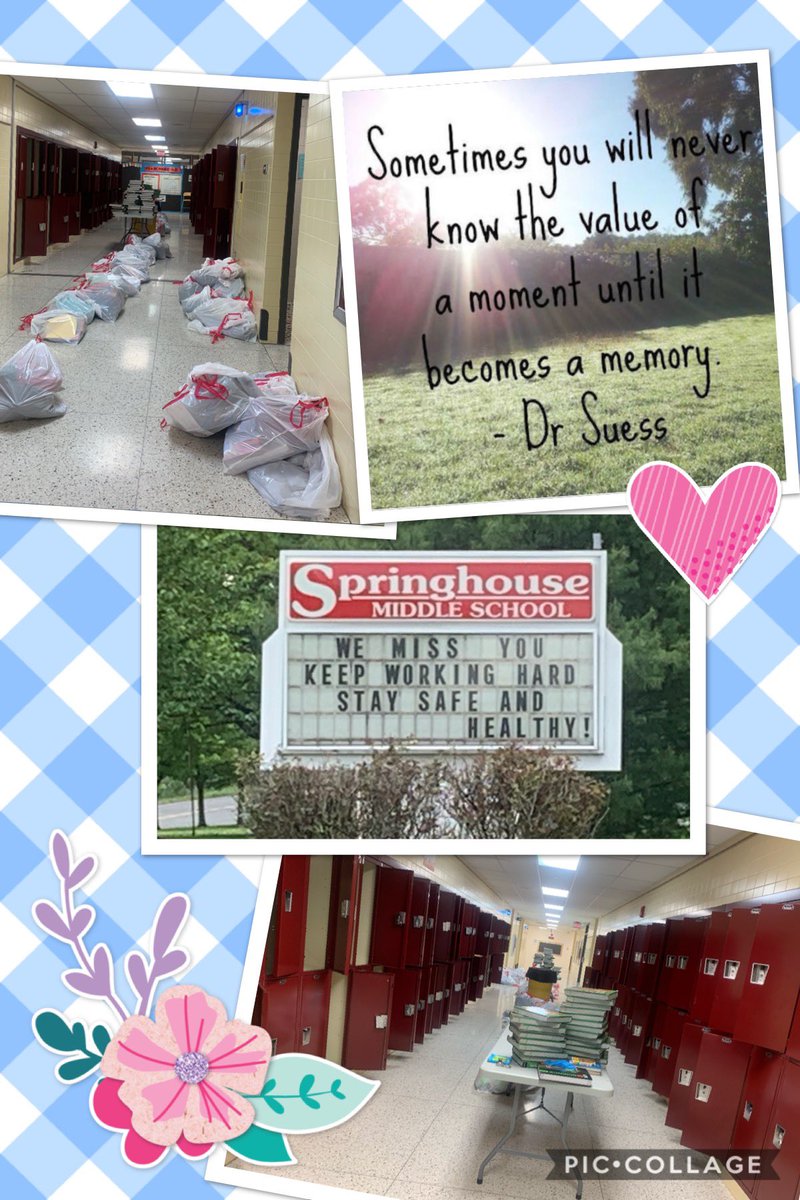 Today lockers were cleaned out at <a href="/SpringhouseMS/">Springhouse MS</a>  Each locker and classroom is a little vault of our Pre-Covid time together. We laughed at how we could predict whose locker belonged to which student and reminisced about the year. Lots of love to our #smsteamphoenix @TeachOrr226