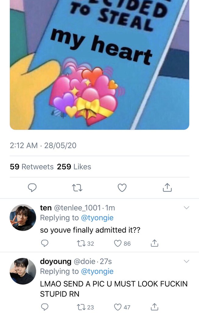 taeyong said the L word..... oh boy......