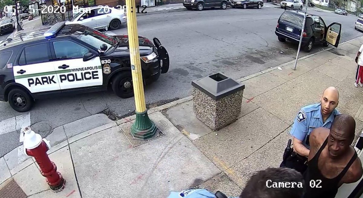 Complex's tweet image. New video footage of #GeorgeFloyd shows no signs of him resisting arrest. bit.ly/3gvE1xd