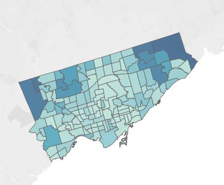 Interactive map of Toronto COVID-10 cases by neighbourhood is now live on the city website.  https://www.toronto.ca/home/covid-19/covid-19-latest-city-of-toronto-news/covid-19-status-of-cases-in-toronto/