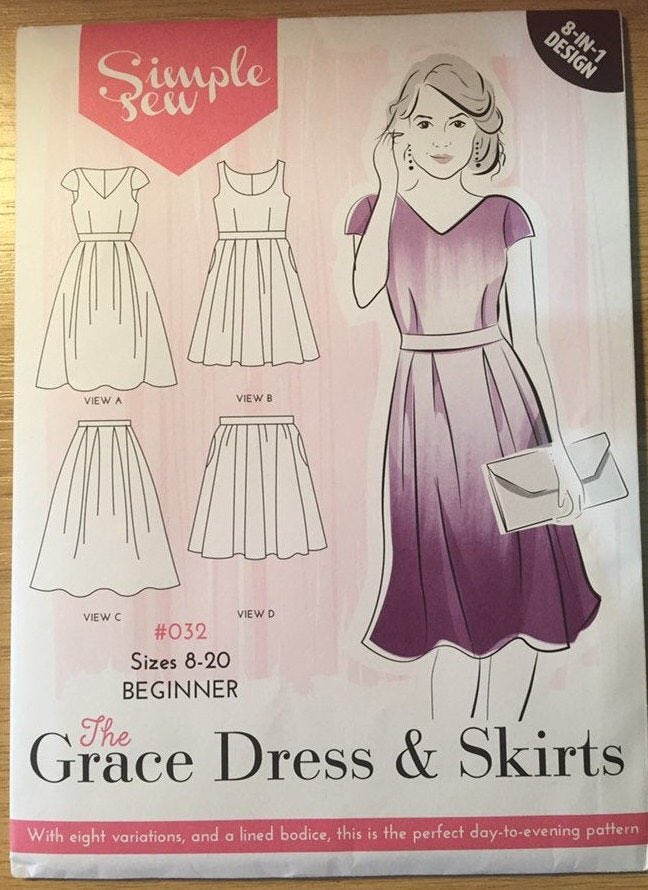 WatsonsVintage's tweet image. TAKE A PEEK AT THIS FABULOUS BEGINNER SEWING PATTERN in my #etsy shop: Uncut Simple Sew Sewing Pattern #32 The Grace Dress &amp;amp; Skirts  - UK Sizes 8-20 - BEGINNER PATTERN - Day-To-Evening Dress Pattern -Easy To Sew etsy.me/2ZG9ZkA #DressPattern #BeginnerSewingPattern