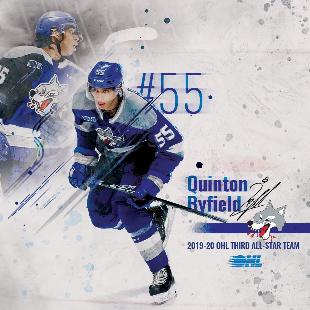 Sudbury Wolves (@sudbury_wolves) on Twitter photo Congrats 🎉 to Sudbury Wolves 🐺 players Chase Stillman and Quinton Byfield! 👊
🤩 @chasestillman61 : 2019-20 #OHL First All-Rookie Team 💥
🤩 <a href="/byfield55/">Quinton Byfield</a> : 2019-20 #OHL Third All-Star Team 🔥
For more visit sudburywolves.com Congrats 🎉 to Sudbury Wolves 🐺 players Chase Stillman and Quinton Byfield! 👊
🤩 @chasestillman61 : 2019-20 #OHL First All-Rookie Team 💥
🤩 <a href="/byfield55/">Quinton Byfield</a> : 2019-20 #OHL Third All-Star Team 🔥
For more visit sudburywolves.com