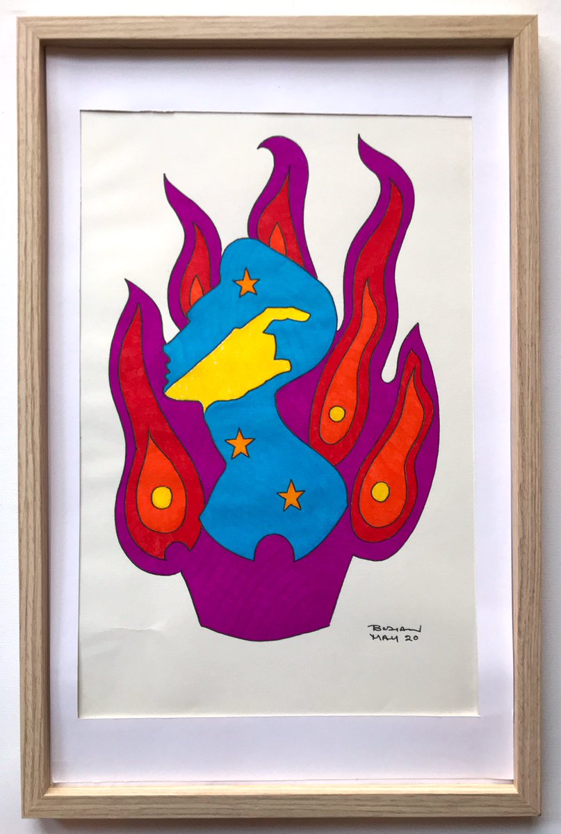 You can see the full range of what’s available on my Etsy store as works are selling quickly. Do advise me of your choices so I can create a low cost listing for you:  http://etsy.com/ie/shop/robbohanThe Fire Within (2020)