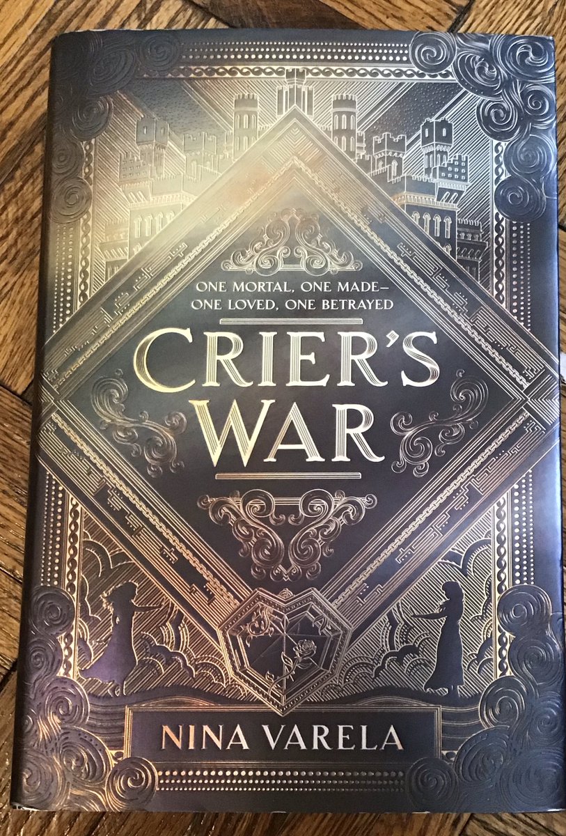6) Crier’s War, Nina Varela. HarperTeen. Jacket art&design, David Curtis. ISBN 978-0-06-282394-6. YA Fiction.Finding this book was the most incredible experience. I was shelving at work, & the cover hooked me- then the inner flap that said “love between 2 girls” reeled me in.