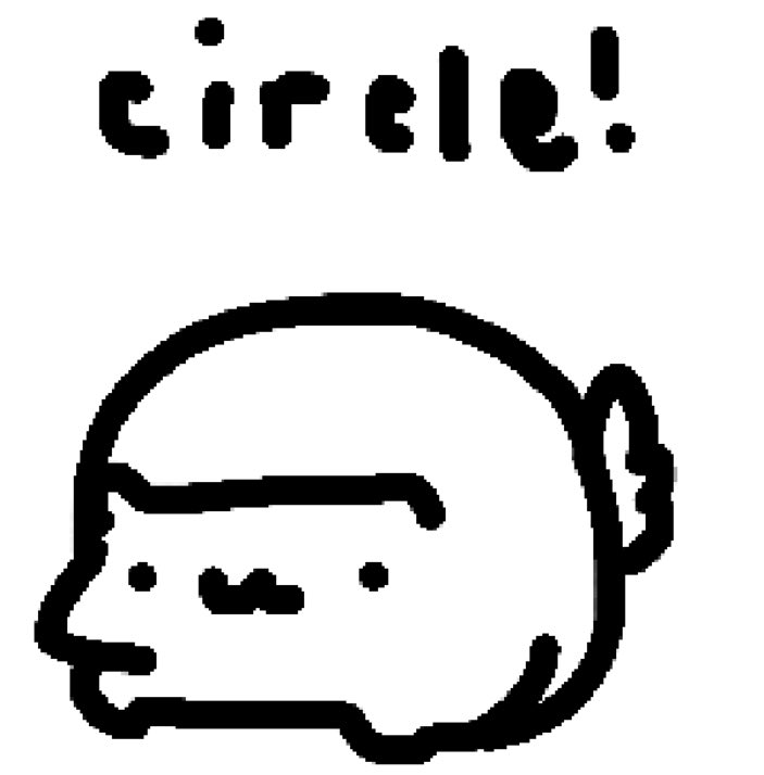 cuptoast's tweet image. learning shapes!