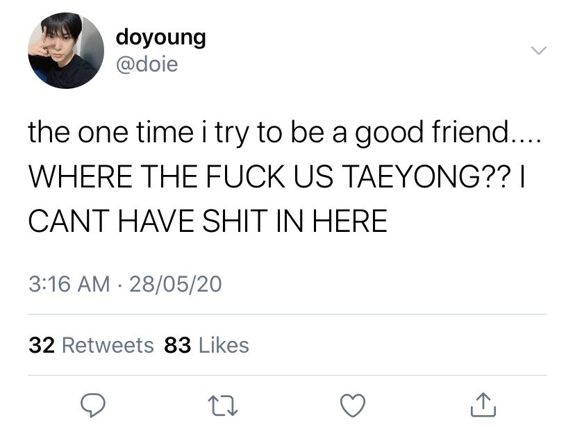 Doyoung’s oomf is in trouble....