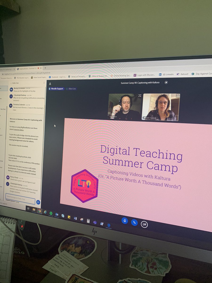 ChotiStephanie's tweet photo. Ready to learn again with @brennacgray @jozbfz #Kaltura #summercamp #pivottoonline #edtechspecialists https://t.co/EbF1X7SFt9