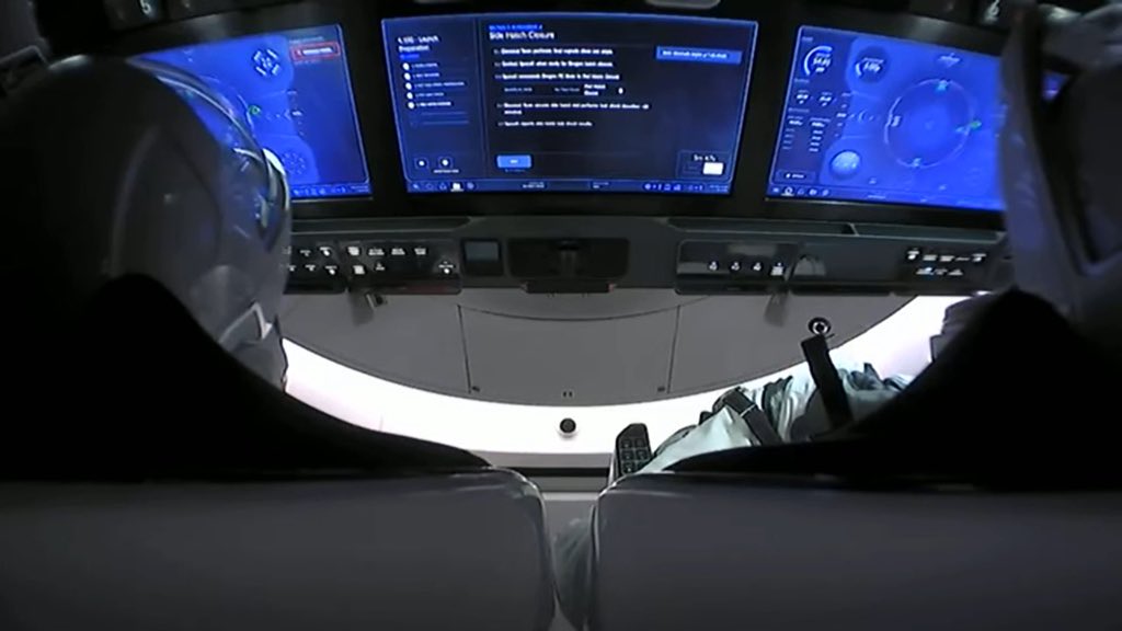 “For humans, by humans” says the 2020 version of HAL #SpaceX #LaunchAmerica