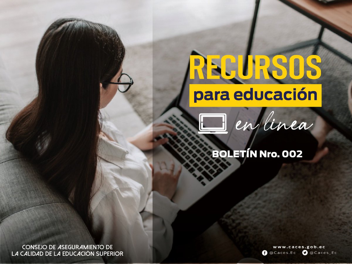 #BoletínEducaciónEnLínea

Compartimos con la comunidad académica la segunda edición del boletín de recursos para educación en línea donde encontrarán: libros, revistas y otros insumos necesarios para los nuevos entornos de aprendizaje digital.

Descarga➡️ bit.ly/3c9lZgQ