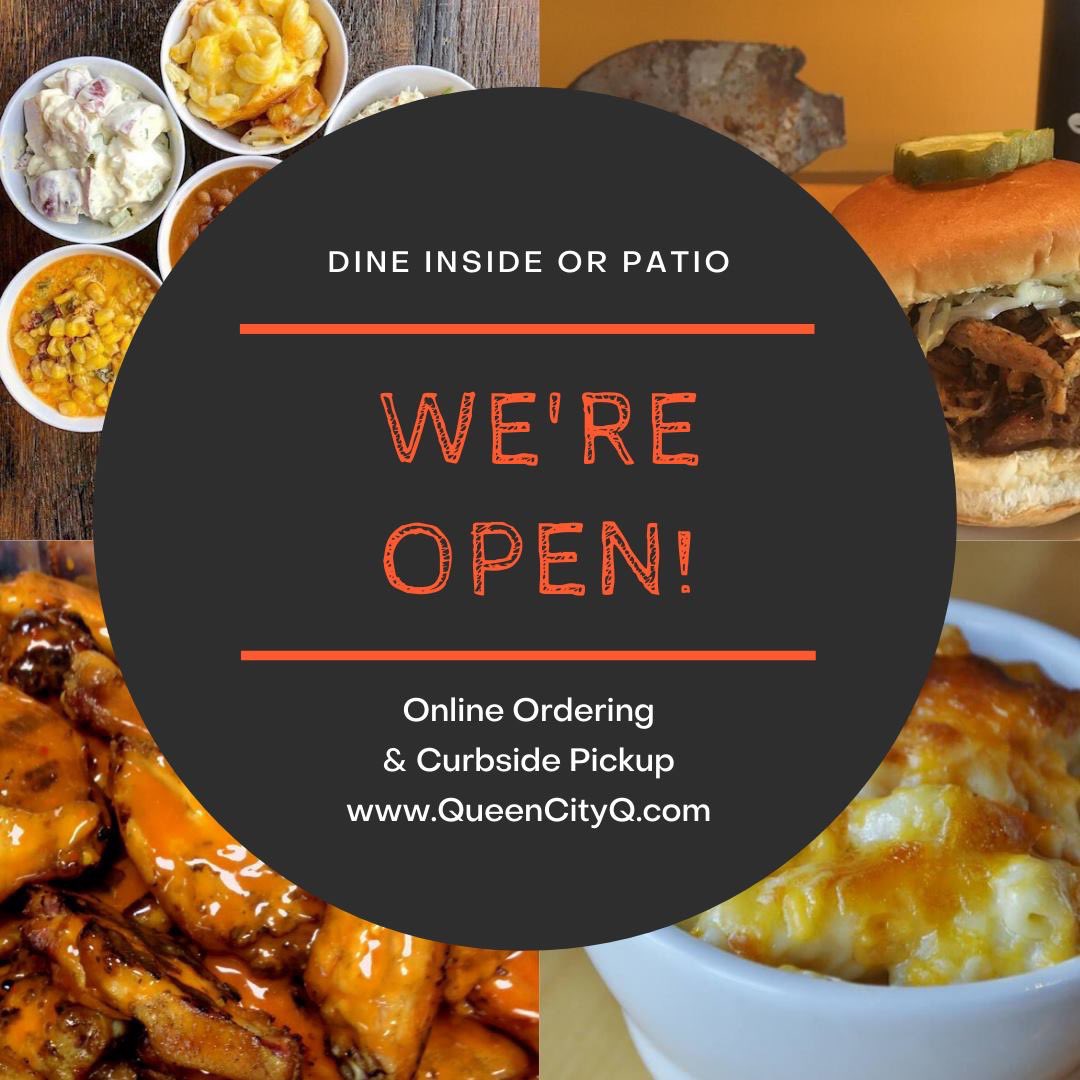 Who’s hungry? Stop in for dinner or order online for curbside pick up at QueenCityQ.com 

#cltdining #cltfood #cltbeer #clt #ncbbq #bbq