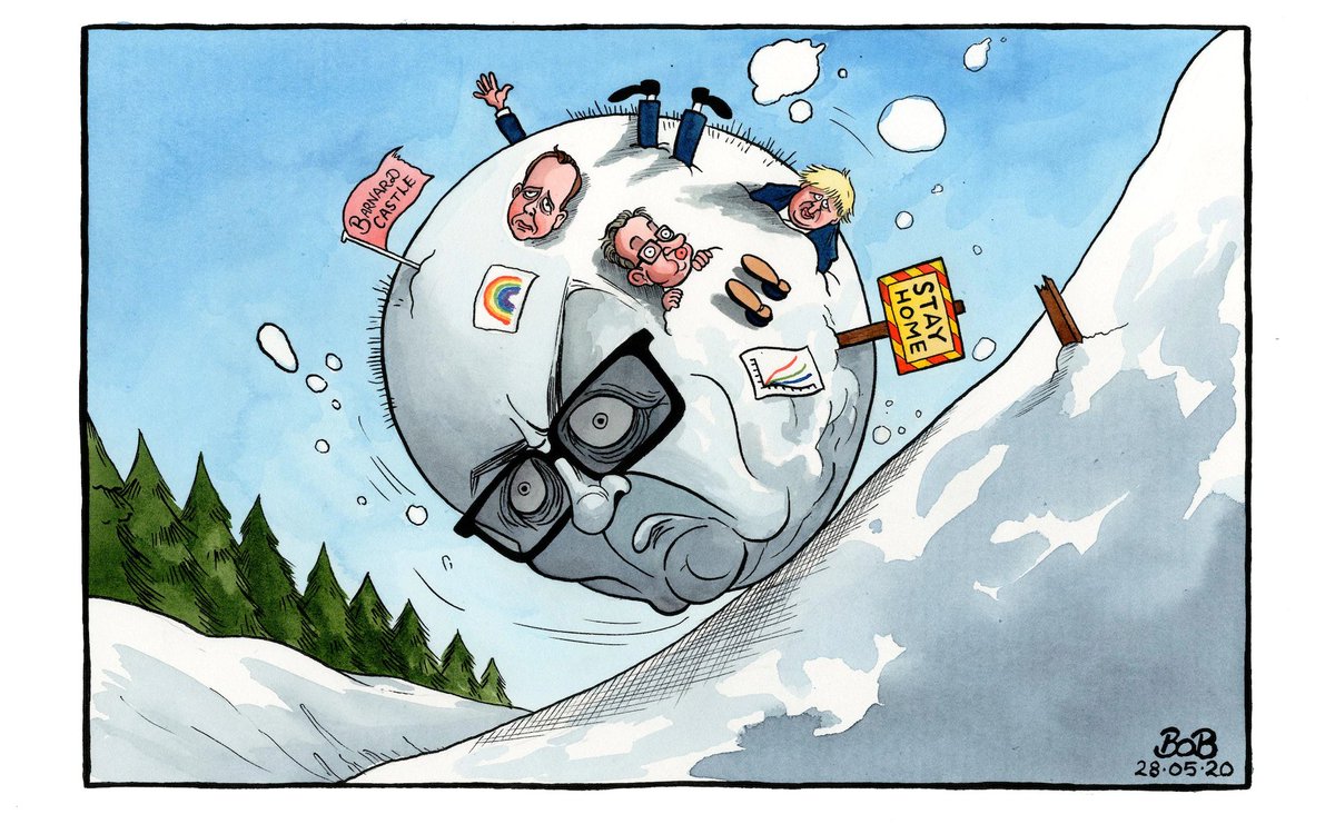 Bill963's tweet photo. Bob cartoon. This is the type of cheap #mediascum journalism that's increasingly dominating @Telegraph. It's why I've cancelled my monthly online subscription. We know that this anti- #Cummings conspiracy is an attempt to derail #Brexit2020. https://t.co/p3iEsw1v9F
