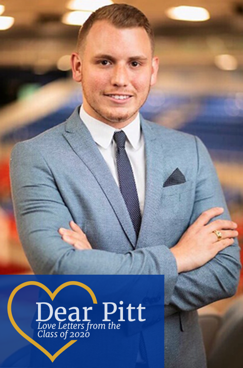 PittAlumni's tweet photo. A group of student leaders have written “Dear Pitt” letters to help our newest alumni remember their fondest
@PittTweet memories. Read Vice President of PMBA Student Executive Board Cody Fetters (A&S ’20) #dearpitt letter below!
https://t.co/M2sOipVQ9d https://t.co/vvZK1bzkaH