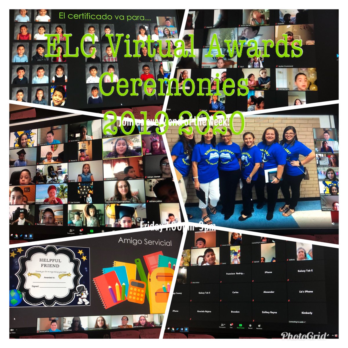 SalinasT (@765teresa) on Twitter photo What a great way to end the school year at ELC with Virtual Awards Ceremonies! @_earlyliteracy <a href="/FortBendISD/">Fort Bend ISD</a> #parentsheros What a great way to end the school year at ELC with Virtual Awards Ceremonies! @_earlyliteracy <a href="/FortBendISD/">Fort Bend ISD</a> #parentsheros