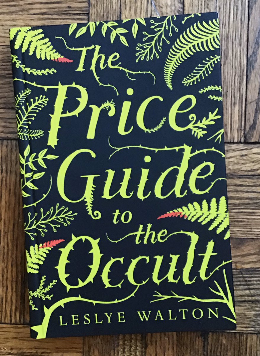 8) The Price Guide to the Occult, Leslye Walton. Candlewick Press. I can’t find any attribution for the designer. :( ISBN 978-0-7636-9110-3. YA fiction. Yet another “discovered while shelving” book- the red pages against the green and black is so STRIKING. And what a title!