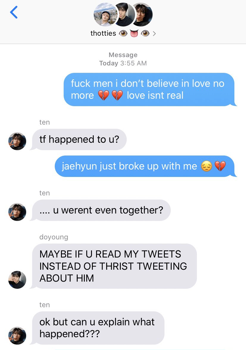 i agree with Taeyong, fuck men