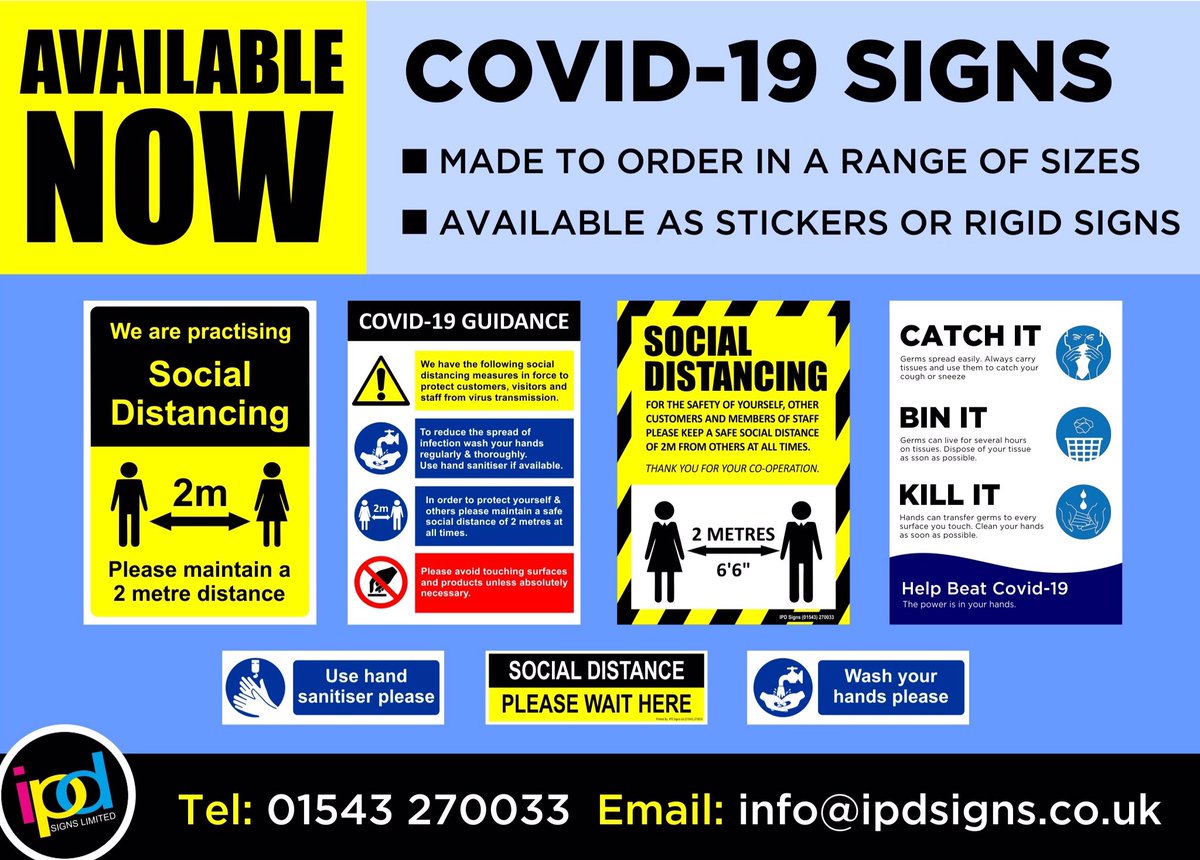 Get return to work ready #design #print #display #printing #GraphicDesign #Branding #artwork #designer #logo #logodesign #signs #signage #graphics #stickers #vinyl #vehiclewrap #vehiclegraphics #clothing #workwear #businesscards #cannock #coronavirus #COVID19