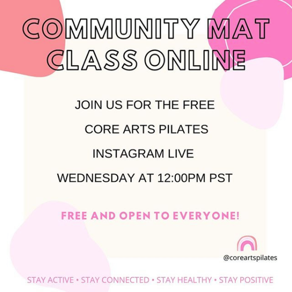 cppsemester's tweet image. Thank you Core Arts Pilates for offering a free online class. This is a great way for students to stay active and connected! #CPPSemester #coreartspilates